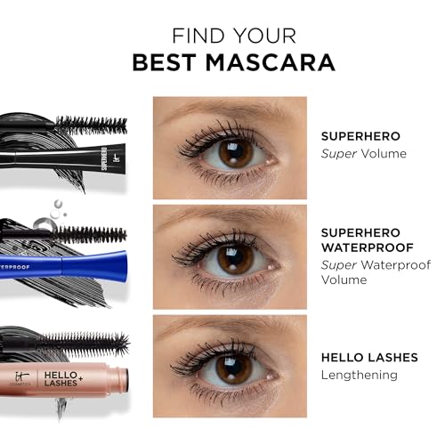 IT Cosmetics Superhero Elastic Stretch Volumizing + Lengthening Mascara