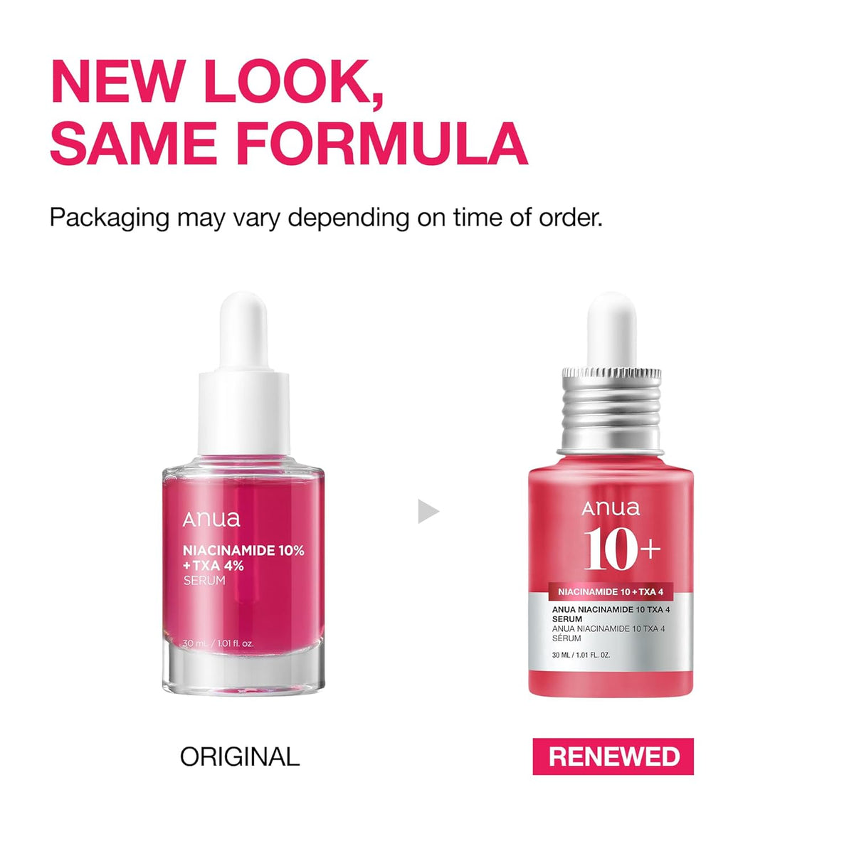 Anua Niacinamide 10 + TXA 4 Serum, Korean Skincare, 1.01 fl.oz