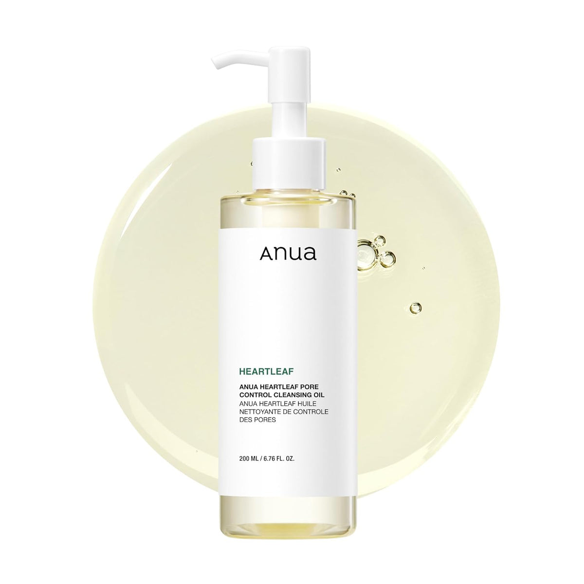 Heartleaf Pore Control Cleansing Oil by Anua for Unisex - 6.76 oz Cleanser